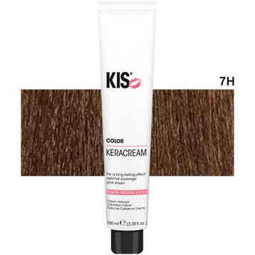 KIS Kappers – Kera Cream Color Haarverf – 7H : Middel, Verzenden, Nieuw