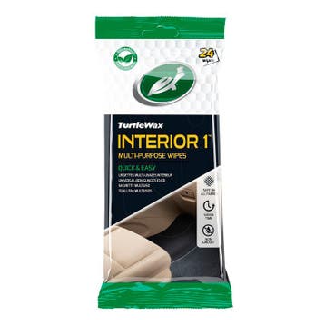 Turtle Wax 54094 Interior 1 Interireinigingsdoekjes 24 stuks, Verzenden