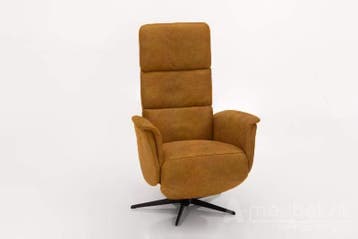 Relaxfauteuil Arkel - relaxfauteuils - Goud, Nieuw, Stof