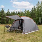 vidaXL Tunneltent Grijs en Oranje 361 x 235 x 147 cm, Verzenden, Nieuw, Tot en met 2