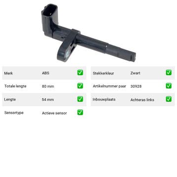 ABS-sensor Achteras links Lexus LFA 4.8 (2011-2012), Verzenden, Nieuw, Lexus