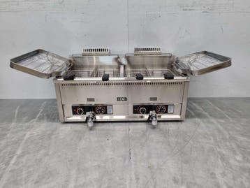 RVS Dubbele Friteuse Frituur 2 x 30 liter Gas Horeca, Ophalen of Verzenden, Nieuw in verpakking
