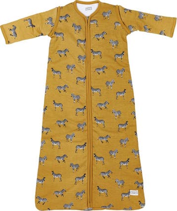 Meyco Zebra Animal winter baby slaapzak met afritsbare mouw, Verzenden, Nieuw