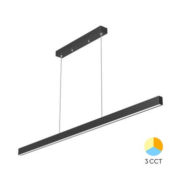 Hanglamp LED balk 30 Watt Zwart CCT, Verzenden, Nieuw, Trendy verlichting, Overige fittingen