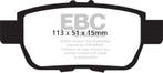 EBC 05-14 Honda Ridgeline 3.5 Greenstuff Rear Brake Pads, Ophalen of Verzenden, Nieuw