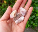 Ruwe brok van Roze Opaal - zachte roze edelsteen- midden, Nieuw