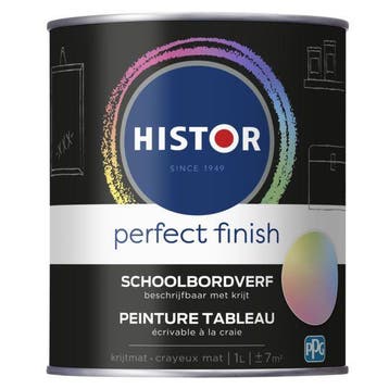 Histor Perfect Finish Schoolbordverf Mengkleur 1L, Overige kleuren, Verzenden, Nieuw, Verf