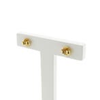 Tricolor gouden oorstekers (Oorbellen), Sieraden, Tassen en Uiterlijk, Oorbellen, Ophalen of Verzenden, Gebruikt, Overige kleuren