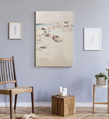 WANDBEDRUKKING/SCHILDEREN STRAND -B- CM 80X3X120 -, Ophalen of Verzenden, Nieuw