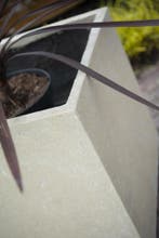 Cube L 60x60x60 cm Cream, Tuin en Terras, Verzenden, Nieuw, Vierkant, Beton