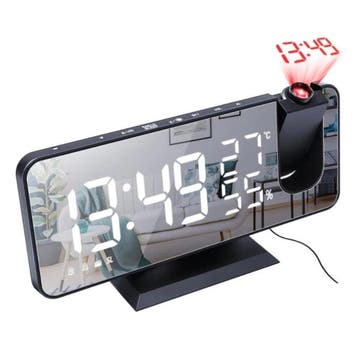 Multifunctionele Digitale LED Klok - Wekker Spiegel Alarm, Verzenden, Nieuw