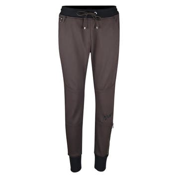 MAC • relaxte bruine broek Jogger zip • 36, Kleding | Dames, Bruin, Verzenden, MAC, Nieuw