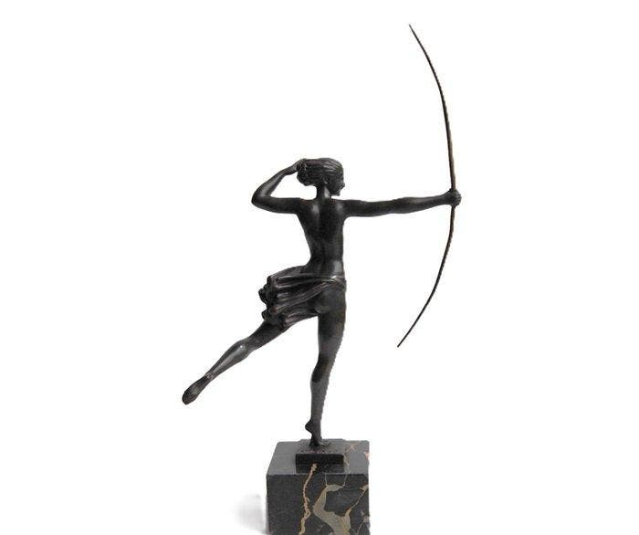 Max le Verrier - Demarco - sculptuur, Boogschutter, Antiek en Kunst, Kunst | Designobjecten