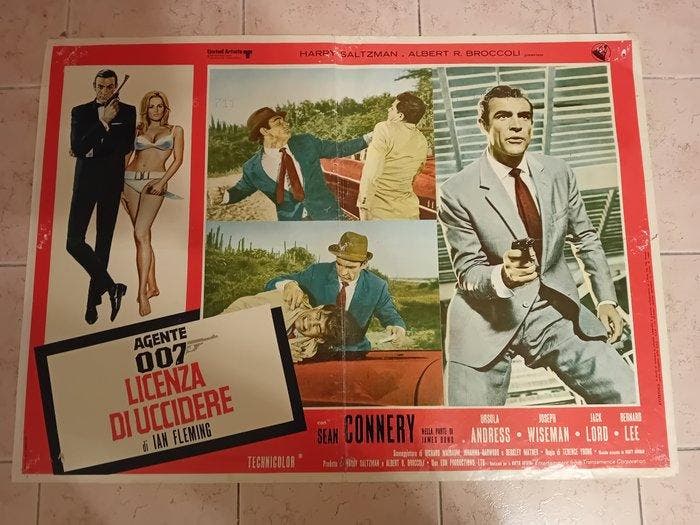 Sean Connery - DR NO original poster 007 LICENZA DI UCCIDERE, Verzamelen, Film en Tv