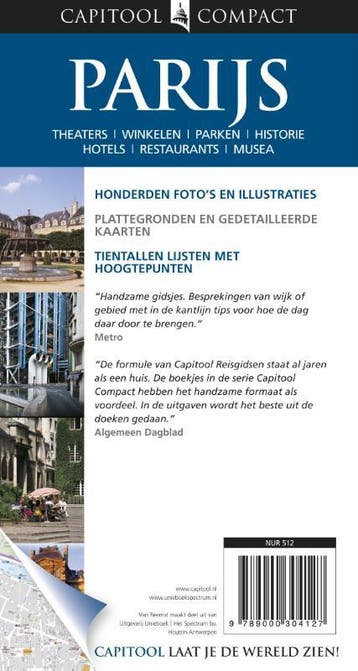 Capitool Compact Parijs / Capitool Compact 9789000304127, Boeken, Reisgidsen, Verzenden, Gelezen