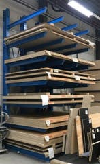 Draagarmstelling nieuw voor opslag plaatmateriaal 3 x 1,5 m, Ophalen of Verzenden