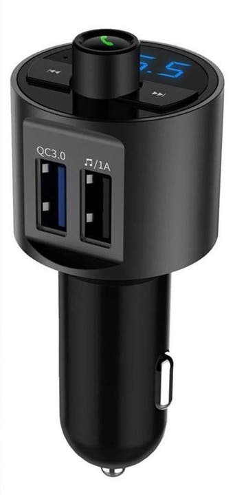 DrPhone BC4 FM Transmitter - Dual USB - Bluetooth 5.0 - Hand, Auto diversen, Carkits, Verzenden, Nieuw