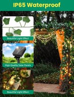 Lichtsnoer Buiten - Lichtslinger - Led - 12 m - Zwart - Aigo, Verzenden, Zo goed als nieuw