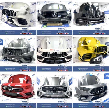 MERCEDES AMG MOTORKAP SPATBORD BUMPER DEUR KOPLAMP FRONT ETC, Verzenden, Gebruikt, Mercedes-Benz