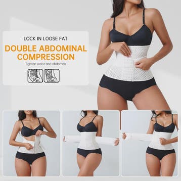 Verstelbare Waist Trainer Korset met Dubbele Banden en Rits, Kleding | Dames, Verzenden