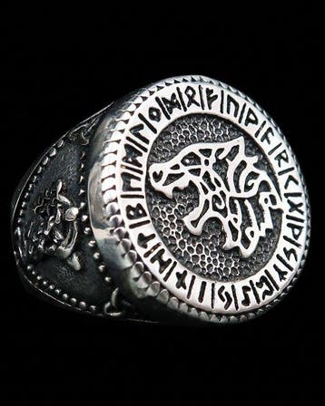 Vikingwolf-zegelring – Spirituele bescherming en