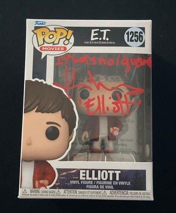 Funko - Funko Pop - #1256 Henry Thomas Elliot ET  - Signed