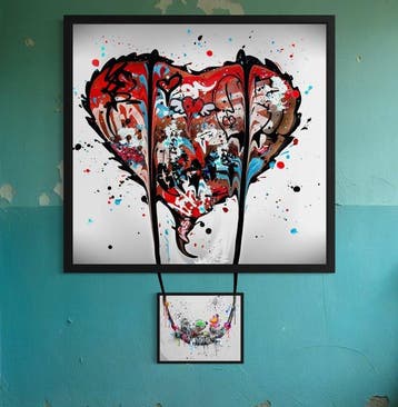 Moabit - Snoopy X Zero Plans //Diptych//, Antiek en Kunst, Kunst | Designobjecten