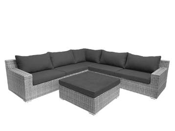 7-persoons Loungeset Colorado Blended Grey met antraciet, Ophalen of Verzenden, Nieuw, 7 zitplaatsen
