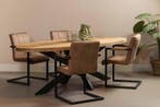 Ovale Eettafel Massief Mangohout 160 t/m 300 cm vanaf € 289!, Verzenden, Nieuw, 50 tot 100 cm, Ovaal
