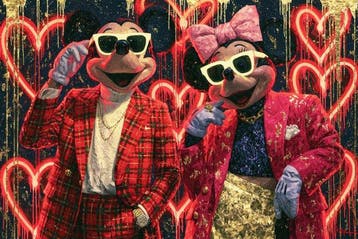 Iconica - High Fashion Mickey and Minnie - unique 1/1 XXL