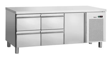 Bartscher Koelwerkbank | 420L | 1 Deuren + 4 Laden 1/1 GN |, Ophalen of Verzenden, Nieuw