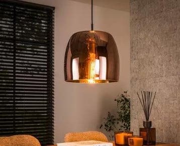 Meubelista Lunaris Hanglamp - Koper, Ophalen of Verzenden, Nieuw