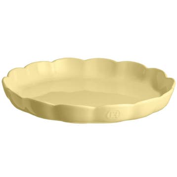 Emile Henry Madeleine Taartvorm Rond Vanille Ø31cm, Verzenden, Nieuw