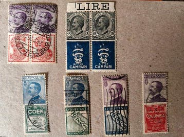 Koninkrijk Italië 1925 - Koninkrijk Italië 1924-25, Gestempeld