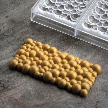 Pavoni Chocolademal Tablet Sparkling (3x) 155x77mm, Verzenden, Nieuw