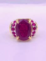Zonder minimumprijs - Statement ring - 9 kt. Geel goud,