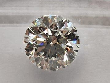 1 pcs Diamant (Natuurlijk) - 1.07 ct - Rond - G - VVS2 -, Nieuw
