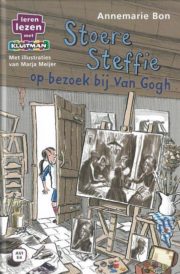 Leren lezen :Stoere Steffie op bezoek bij Van Gogh, Ophalen of Verzenden, Zo goed als nieuw