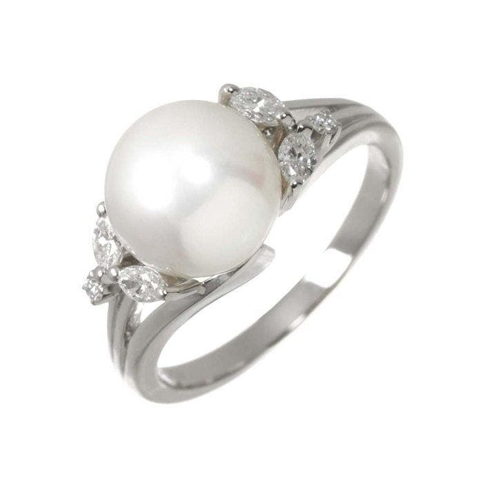 Mikimoto - Ring Platina, Sieraden, Tassen en Uiterlijk, Ringen