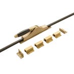 Pomp espagnolet Klassiek messing getrommeld met stangense..., Ophalen of Verzenden, Nieuw, Koper of Messing, Overige typen