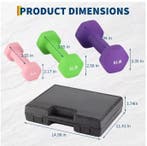 Dumbbell Set 3 Paren Neopreen Halters met Opbergbox, Verzenden, Nieuw