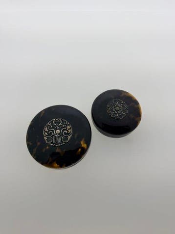 Doos (2) - .800 zilver, Djokja zilver - Nederlands-Indië, Antiek en Kunst