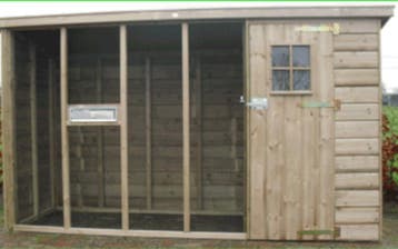 voliere buiten vogelhok van hout vogelkooi volieres op maat, Dieren en Toebehoren, Ophalen, Nieuw, Hout