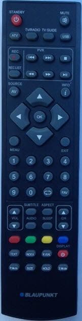 Afstandsbediening Blaupunkt LCD/LED TV, Audio, Tv en Foto, Afstandsbedieningen, Origineel, Nieuw, Ophalen of Verzenden