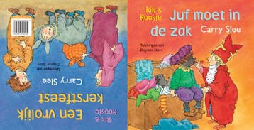 Juf moet in de zak ; Een vrolijk kerstfeest - Carry Slee, Verzenden, Zo goed als nieuw, Carry Slee