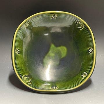 Oribe Ware - Meiichi Taniguchi / Nichigetsu Kiln - Kom -
