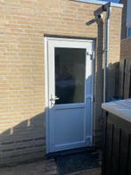 Kunststof achterdeur direct leverbaar - Snel in huis!, Doe-het-zelf en Verbouw, Ophalen of Verzenden, Nieuw, Glas, Buitendeur