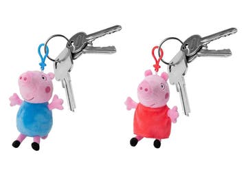 Peppa Pig Sleutelhanger Set - Peppa en George - 2 Stuks - 16, Verzenden, Nieuw