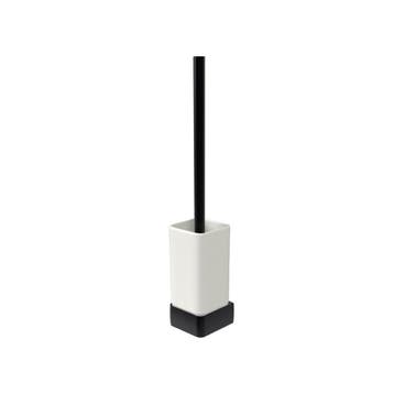 Toiletborstelset Haceka Aline Black 41,4 cm Aluminium Mat, Ophalen of Verzenden, Nieuw