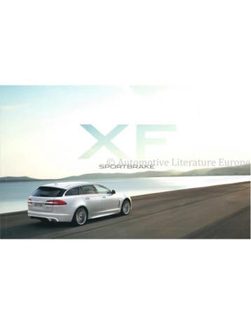 2013 JAGUAR XF SPORTBRAKE BROCHURE NEDERLANDS, Nieuw, Author